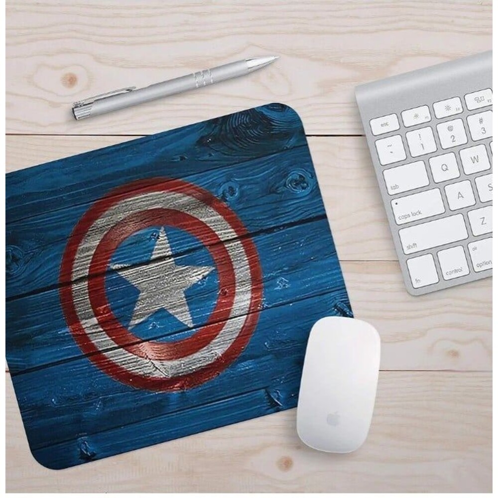 Captain America Shield Mouse Pad